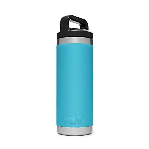 YETI Rambler 18 oz Bottle, Stainless Steel, Vacuum Insulated, with Hot Shot  Cap, Navy