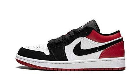 Jordan Air 1 Low (White/Black-Gym Red, 10.5)