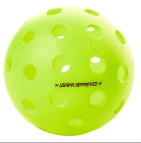 Pickleball Marketplace Onix Popular Fuse G2 Outdoor Pickleball Balls | Ready to Play Immediately Out of The Box - The Balls Offer Superior Balance and a consistent Feel. 6 Pack – NEON