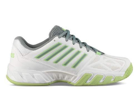 K-Swiss Bigshot Light 3 Womens Tennis Shoe (Whit/Paradise Green/Abyss, 8.5 M US)