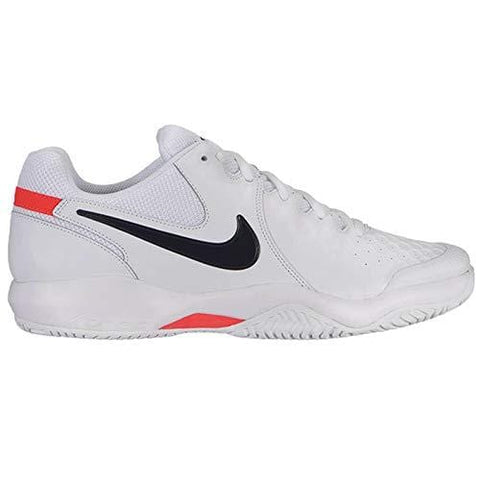 Nike Men's Air Zoom Resistance Tennis Shoe (9 D US, White/Black/Bright Crimson)