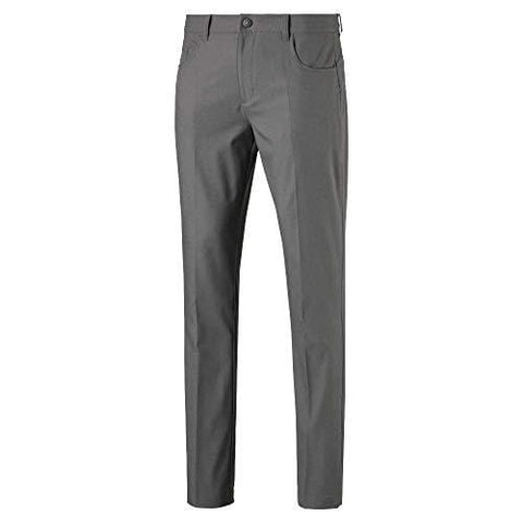 Puma Golf Men's 2019 Jackpot 5 Pocket Pant, Quiet Shade, 32 x 30