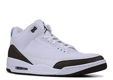 Nike Men's Air Jordan 3 Retro Mocha White/Dark Mocha-Chrome 136064-122 (Size: 11.5)