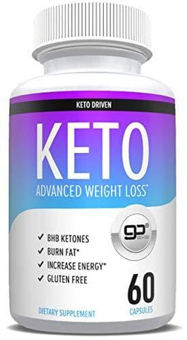 Keto Pills for Weight Loss - goBHB Formula - Weight Loss Supplements to Burn Fat Fast - Boost Energy and Metabolism - Best Ketosis Supplement for Women and Men - Nature Driven - 60 Capsules