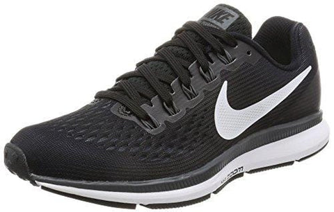 Nike Women's Air Zoom Pegasus 34 Running Shoe BLACK/WHITE-DARK GREY-ANTHRACITE 8.5