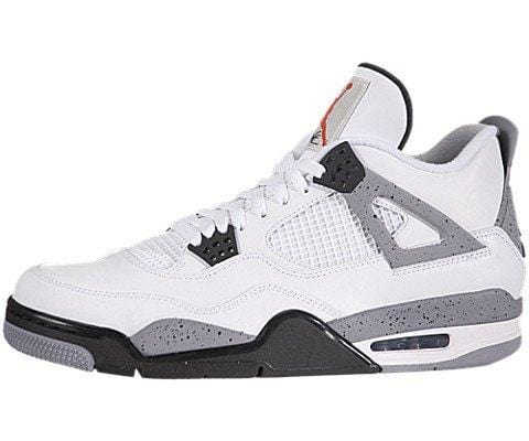 Jordan Air 4 IV Retro Cements Mens Shoes White/Black-Cement Grey 308497-103 (9.5 M)