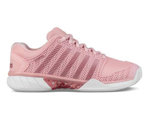 K-Swiss Women's Hypercourt Express Tennis Shoe (Coral Blush/White, 10 M US)