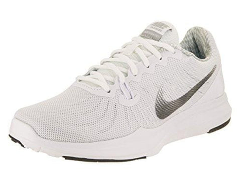 Nike Women's in-Season 7 Training Shoes (10, White/Silver-M)