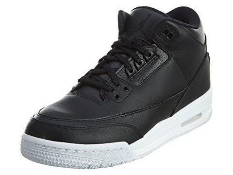 Nike Air Jordan 3 Retro Bg Boys Basketball Shoes (6.5Y, Black/Black/White)