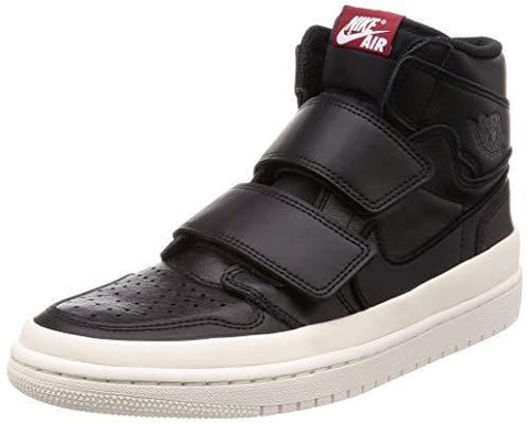 Jordan Air 1 Retro High Double Strap (Black / Gym Red-sail, 13 M US)