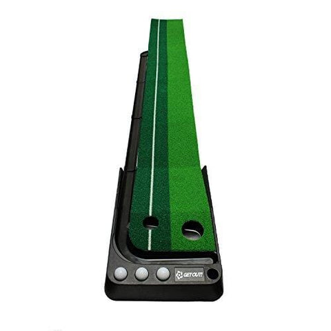 Get Out! | Putting Green Golf Mat with Putting Mat, Return, and Golf Balls – Outdoor & Indoor Putting Green Putting Aid [product _type] Get Out! - Ultra Pickleball - The Pickleball Paddle MegaStore