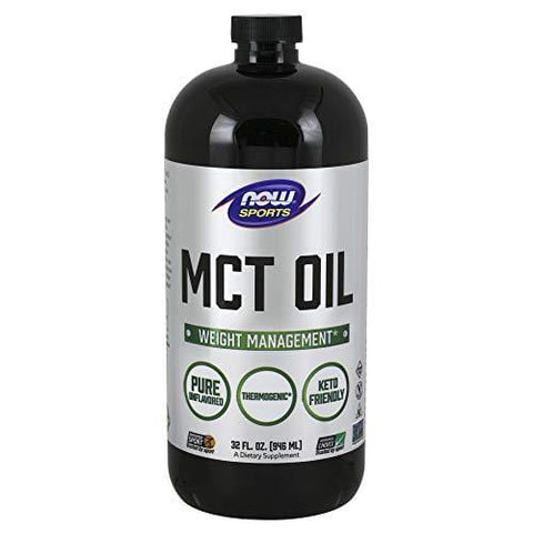 NOW Sports Nutrition, MCT (Medium-chain triglycerides)Oil, Liquid, 32-Ounce