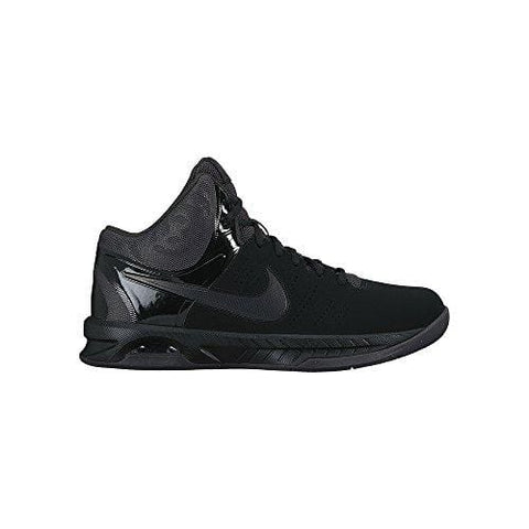 Nike Mens Air Visi Pro Vi Nbk Black/Anthracite Ankle-High Nubuck Basketball Shoe - 10M