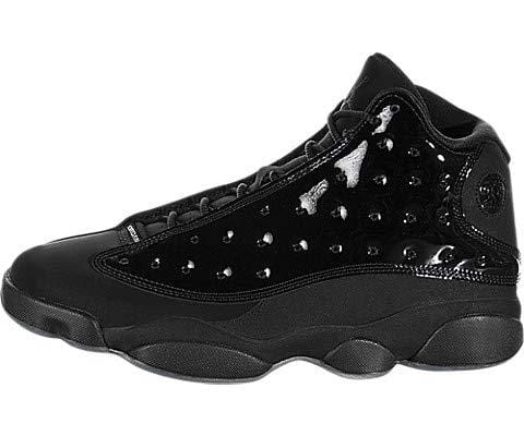 Jordan Men's Retro 13 Black/Black Leather Basketball Shoes 11 M US