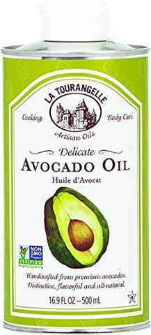 La Tourangelle Avocado Oil 16.9 Fl. Oz., All-Natural, Artisanal, Great for Salads, Fruit, Fish or Vegetables, Buttery Flavor