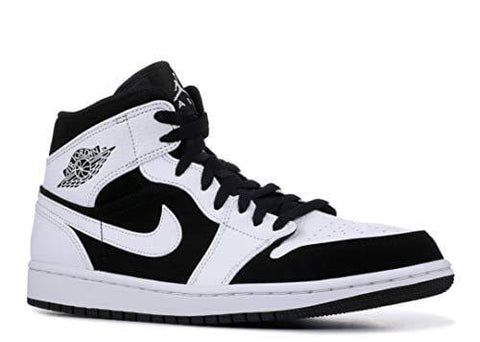 Jordan Men's Air Retro 1 Basketball Shoe, White/Black-White, 11