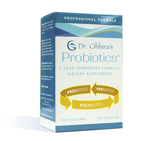 Dr. Ohhira's Probiotics Professional Formula, 5 Year Fermented Dietary Supplement with Probiotics, 120 Capsules