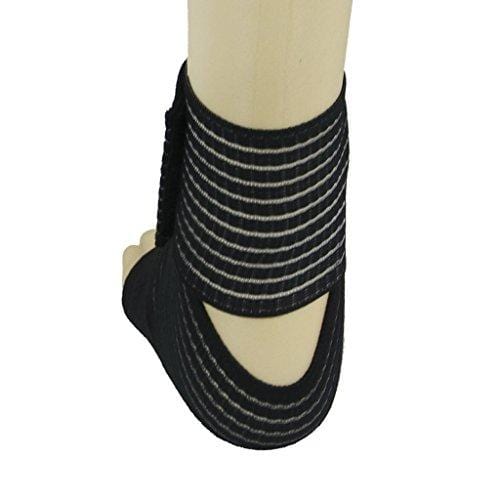2 Pack) 1 Pair Elastic Knee Brace Compression Bandage Straps Wraps
