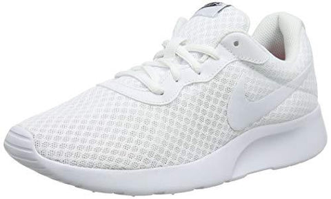 Nike Women's Tanjun Running Shoes White/White/Black 7.5 B(M) US