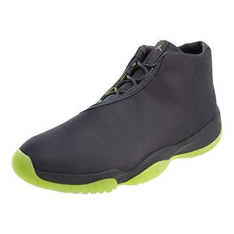 Nike Mens Air Jordan Future Dark Grey/Volt Sneakers - 12