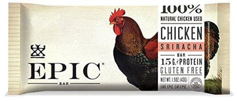 Epic Bar Chicken Sriracha, 1.5 Ounce (Pack of 12)