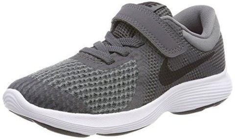 Nike Boys' Revolution 4 (PSV) Running Shoe, Dark Black-Cool Grey-White, 1.5Y Regular US Little Kid