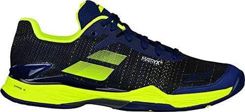 Babolat Men's Jet Mach II Tennis Shoes - Estate Blue/Fluo Yellow (8)