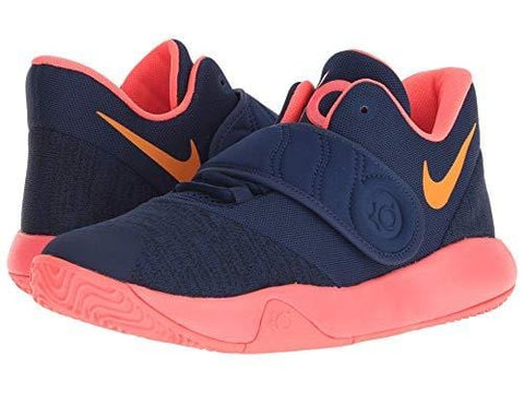 Nike Boy's KD Trey 5 VI Basketball Shoe Blue Void/Orange Peel/Flash Crimson Size 5.5 M US