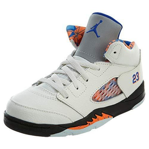 Jordan Retro 5"International Flight Sail/Racer Blue-Cone-Black (Toddler) (7 M US Toddler)