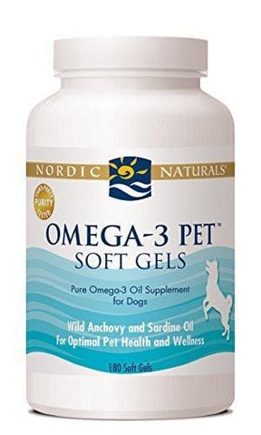 Nordic Naturals Omega-3 Pet 180 Count Soft Gels - Double Pack