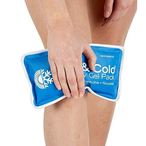 Roscoe Reusable Cold Pack and Hot Pack – Ice Pack For Knee, Shoulder, Back, Injuries - Microwave Heating Pad, 5 x 10 Inches