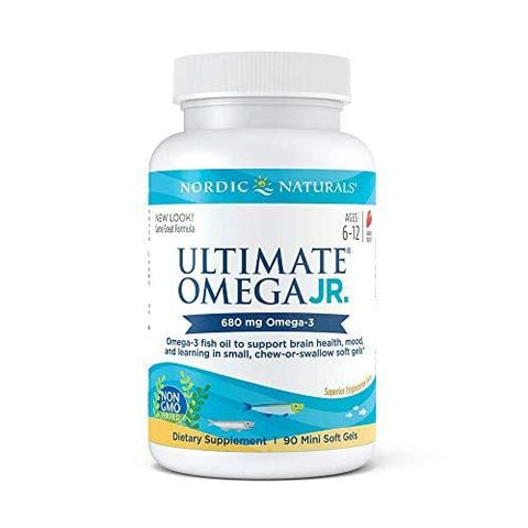 Nordic Naturals - Ultimate Omega Junior, Support for a Healthy Heart, 90 Soft Gels (FFP)