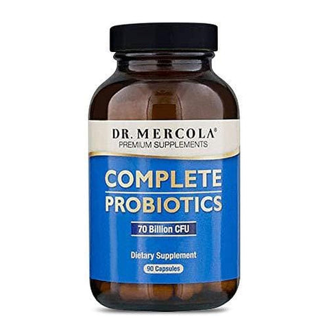 Dr. Mercola Complete Probiotics - 90 Day Supply - Probiotic Supplement - 70 Billion CFU - Acid & Bile Resistant - Promotes Digestive Health and Supports Immune System