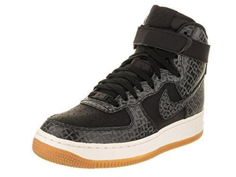 Nike Women's Air Force 1 Hi Premium Basketball Shoe 8 Black