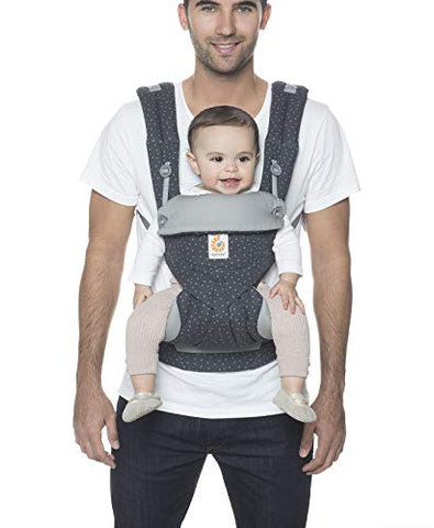 Ergobaby Carrier, 360 All Carry Positions Baby Carrier, Starry Sky Grey