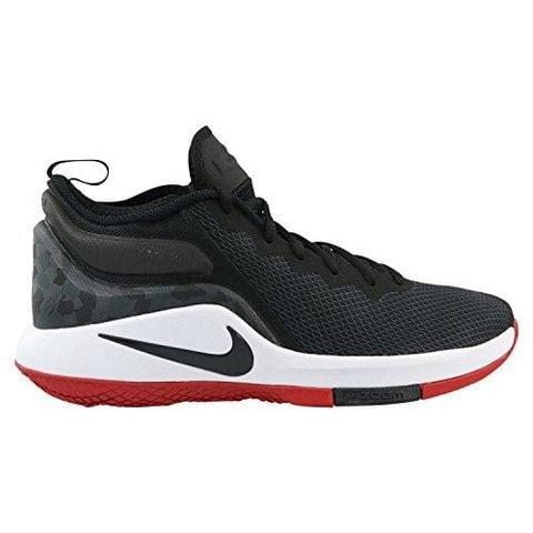 Nike Men's Lebron Witness II Basketball Shoe Black/White-Gym Red (10.5)