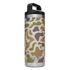 Yeti 18 Ounce Rambler Water Bottle Thermos Hot Camouflage Discontinued HTF