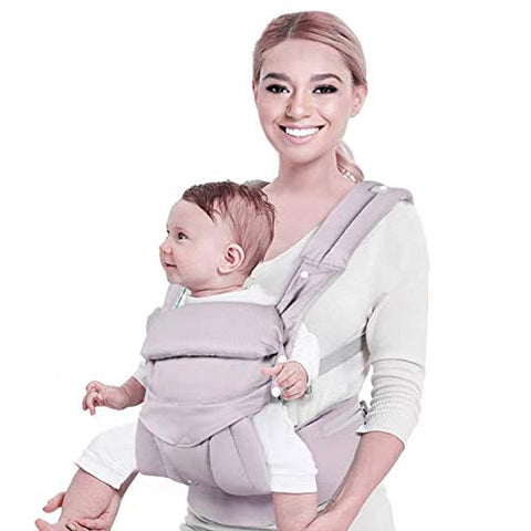 Baby Carrier-Front and Back -4 in 1 Infant Carrier, Toddler Carrier with Hood, Grey