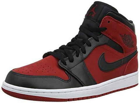 NIKE Jordan Men's Air Retro 1 Basketball Shoe, Gym Red/Black-White (610), 13