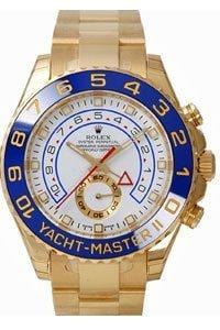 Men's 18K Gold Rolex Yachtmaster II Model # 116688