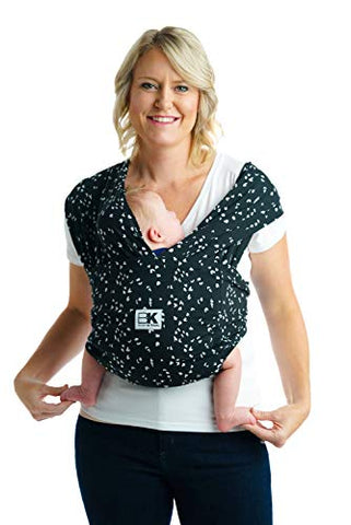 Baby K’tan Print Baby Wrap Carrier, Infant and Child Sling - Simple Wrap Holder for Babywearing - No Rings or Buckles - Carry Newborn up to 35 lbs, Sweetheart, M (W Dress 10-14 / M Jacket 39-42)