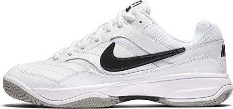 NIKE Men's Court Lite Tennis Shoe, White/Medium Grey/Black, 14 D(M) US