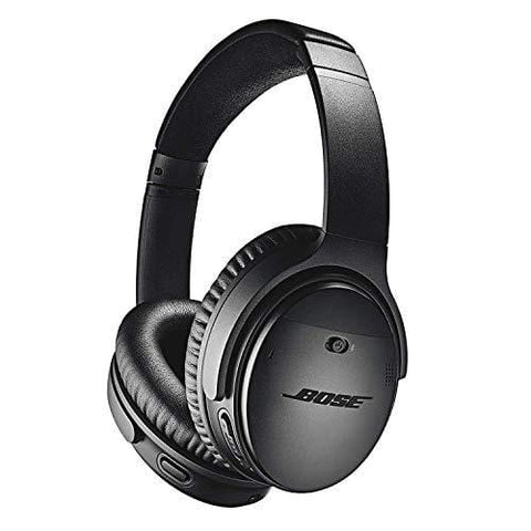 Bose QuietComfort 35 II Wireless Bluetooth Headphones, Noise-Cancelling, with Alexa voice control, enabled with Bose AR – Black