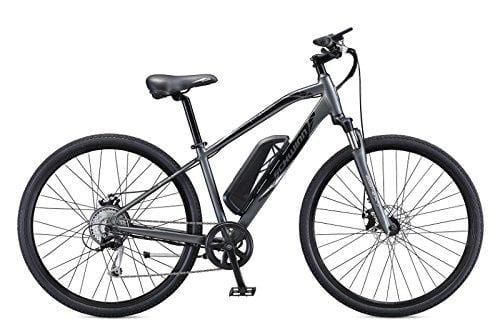 Schwinn Sycamore 350 Watt hub Drive Mountain Hybrid Electric Bicycle 8 speeds Mens Size Medium