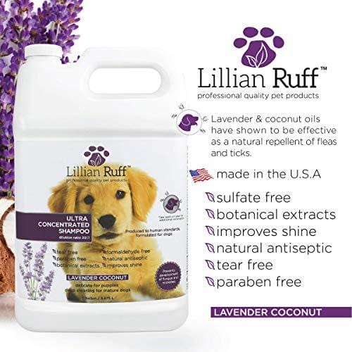 Lillian Ruff Professional Dog Shampoo - Concentrated Dog Shampoo