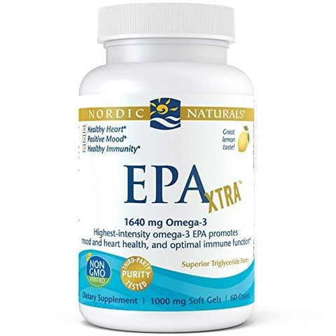 Nordic Naturals - EPA Xtra, Promotes Mood and Heart Health, and Optimal Immune Function, 60 Soft Gels