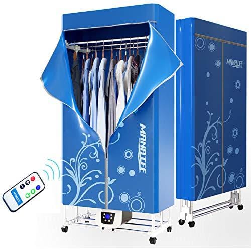 Portable Dryer,110V 1000W Electric Clothes Dryer Machine Double