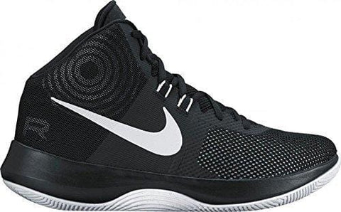 Nike Men's Air Precision Black/White/Cool Grey Basketball Shoe (11)