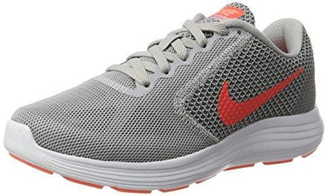 NIKE Women's Revolution 3 Running Shoe, Wolf Grey/Hyper Orange/Cool Grey, 10 C/D US