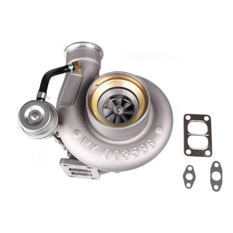 Diesel Turbocharger HX35 HX35W Turbo with Internal Wastegate Turbine Fit for 99 to 02 Dodge Ram 2500 3500 5.9L Truck 6BT Cummins Engine (HX35/HX35W 3592766)